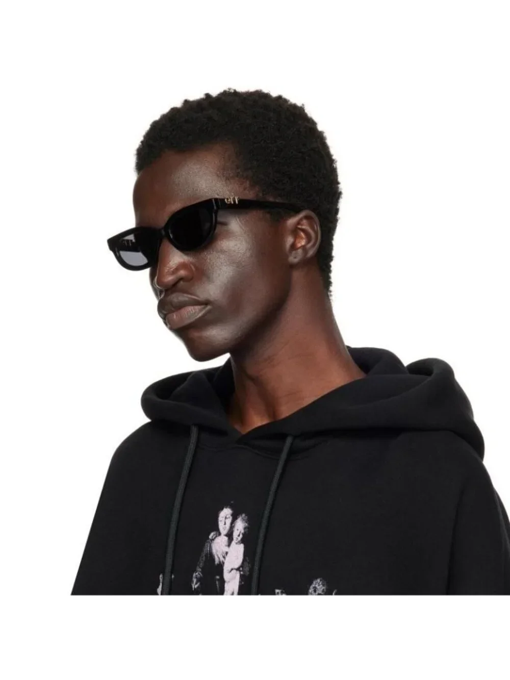 Off-White OERI13D SPARKS 3707 Cat Eye Sunglasses – Purple / Grey